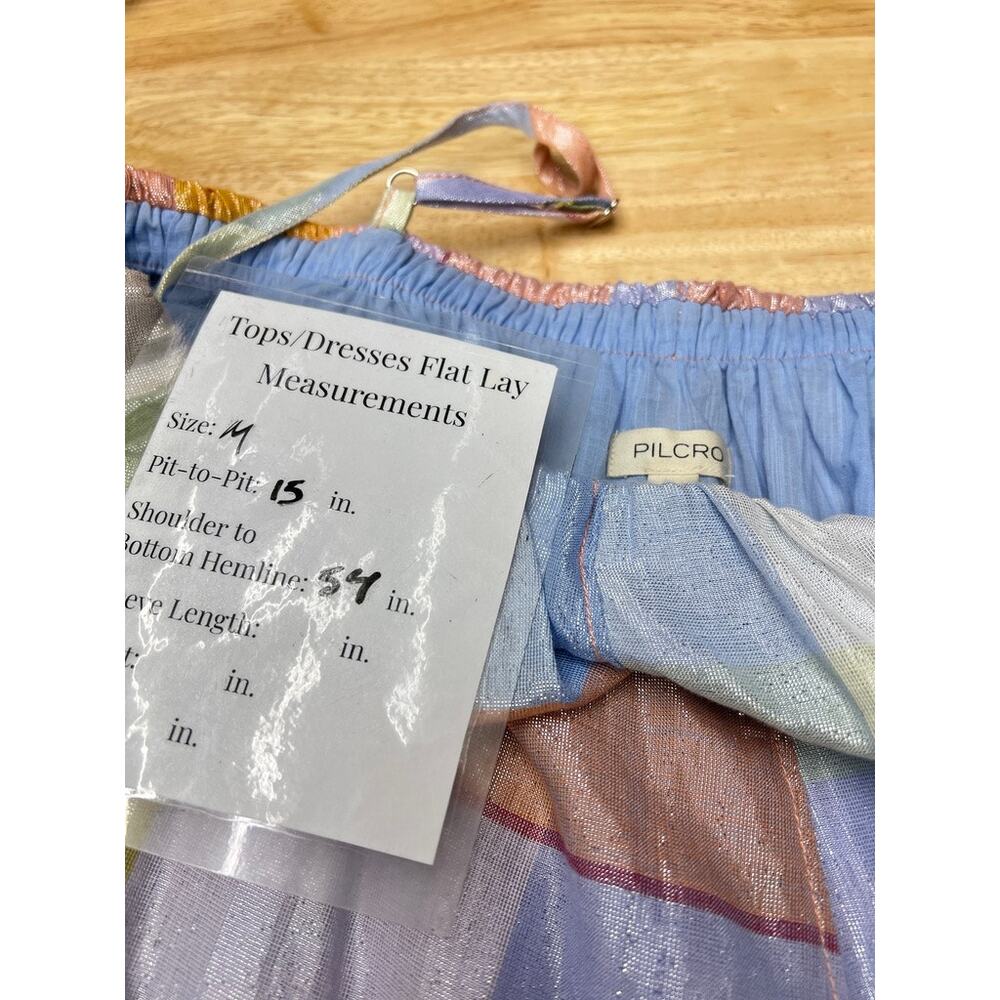 NWT Anthropologie Pilcro Sleeveless Paid Tent Maxi Dress Women's M - Picture 8 of 8
